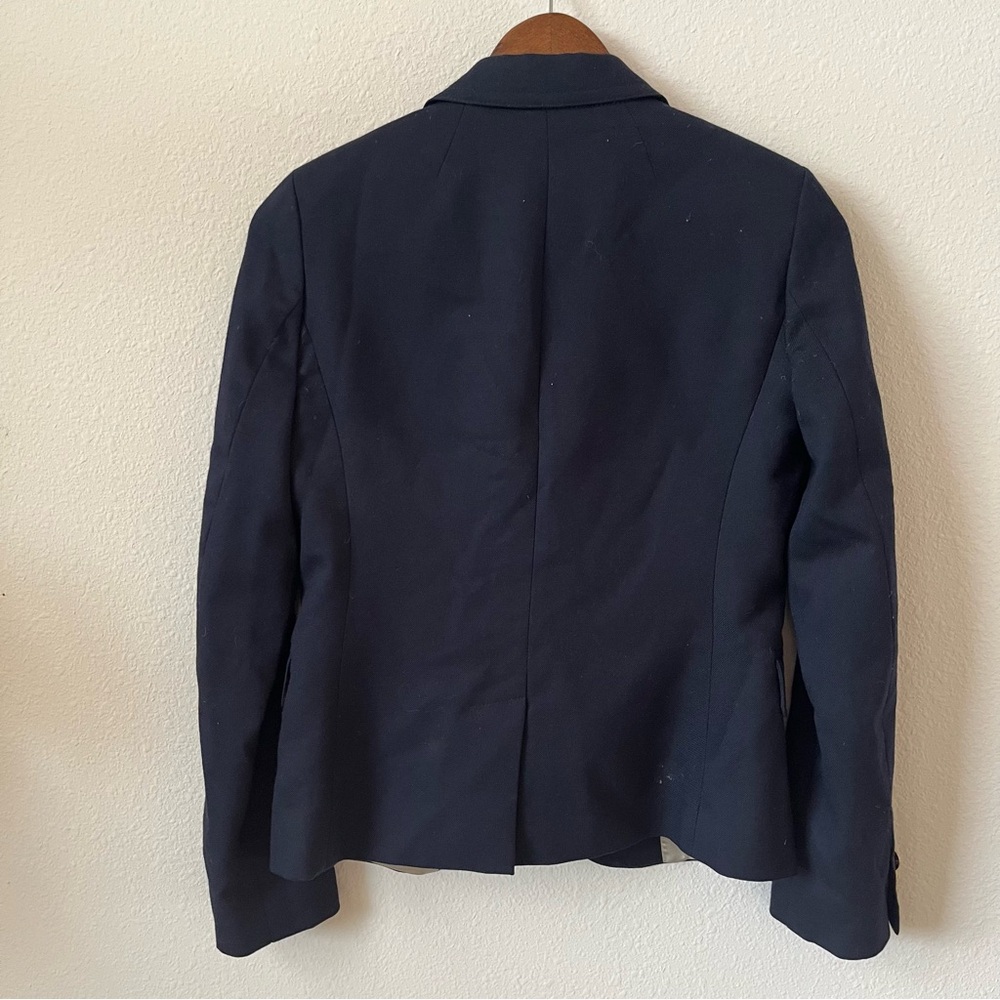 J Crew Cherry Red Tailored Blazer Schoolgirl Professional Business Casual Jacket - Picture 3 of 4